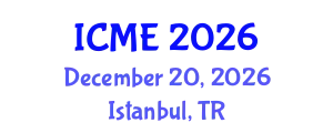 International Conference on Musicology and Ethnomusicology (ICME) December 20, 2026 - Istanbul, Turkey