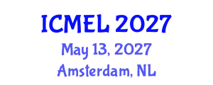 International Conference on Mobile Education and Learning (ICMEL) May 13, 2027 - Amsterdam, Netherlands