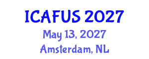 International Conference on Agriculture, Food and Urbanizing Society (ICAFUS) May 13, 2027 - Amsterdam, Netherlands