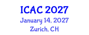 International Conference on Applied Chemistry (ICAC) January 14, 2027 - Zurich, Switzerland