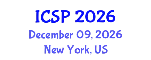 International Conference on Signal Processing (ICSP) December 09, 2026 - New York, United States