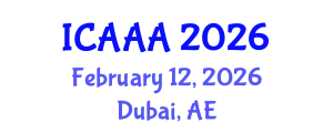 International Conference on Applied Aerodynamics and Aeromechanics (ICAAA) February 12, 2026 - Dubai, United Arab Emirates