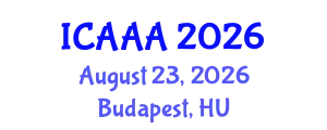 International Conference on Applied Aerodynamics and Aeromechanics (ICAAA) August 23, 2026 - Budapest, Hungary