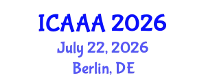 International Conference on Applied Aerodynamics and Aeromechanics (ICAAA) July 22, 2026 - Berlin, Germany