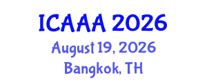 International Conference on Applied Aerodynamics and Aeromechanics (ICAAA) August 19, 2026 - Bangkok, Thailand