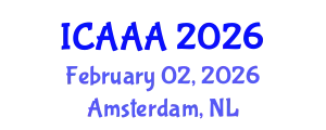 International Conference on Applied Aerodynamics and Aeromechanics (ICAAA) February 02, 2026 - Amsterdam, Netherlands
