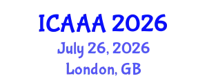 International Conference on Applied Aerodynamics and Aeromechanics (ICAAA) July 26, 2026 - London, United Kingdom