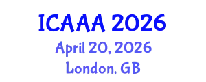 International Conference on Applied Aerodynamics and Aeromechanics (ICAAA) April 20, 2026 - London, United Kingdom