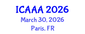International Conference on Applied Aerodynamics and Aeromechanics (ICAAA) March 30, 2026 - Paris, France