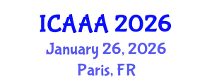 International Conference on Applied Aerodynamics and Aeromechanics (ICAAA) January 26, 2026 - Paris, France