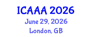 International Conference on Applied Aerodynamics and Aeromechanics (ICAAA) June 29, 2026 - London, United Kingdom