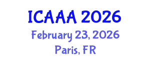 International Conference on Applied Aerodynamics and Aeromechanics (ICAAA) February 23, 2026 - Paris, France