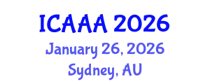 International Conference on Applied Aerodynamics and Aeromechanics (ICAAA) January 26, 2026 - Sydney, Australia