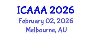 International Conference on Applied Aerodynamics and Aeromechanics (ICAAA) February 02, 2026 - Melbourne, Australia