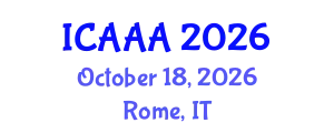 International Conference on Applied Aerodynamics and Aeromechanics (ICAAA) October 18, 2026 - Rome, Italy