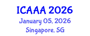 International Conference on Applied Aerodynamics and Aeromechanics (ICAAA) January 05, 2026 - Singapore, Singapore