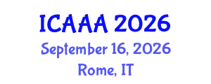 International Conference on Applied Aerodynamics and Aeromechanics (ICAAA) September 16, 2026 - Rome, Italy