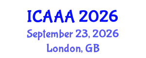 International Conference on Applied Aerodynamics and Aeromechanics (ICAAA) September 23, 2026 - London, United Kingdom