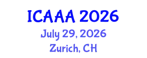 International Conference on Applied Aerodynamics and Aeromechanics (ICAAA) July 29, 2026 - Zurich, Switzerland