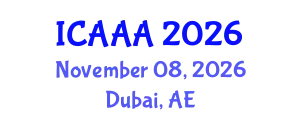 International Conference on Applied Aerodynamics and Aeromechanics (ICAAA) November 08, 2026 - Dubai, United Arab Emirates