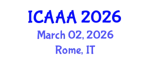 International Conference on Applied Aerodynamics and Aeromechanics (ICAAA) March 02, 2026 - Rome, Italy