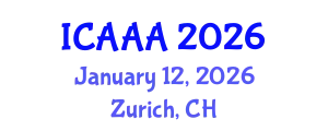 International Conference on Applied Aerodynamics and Aeromechanics (ICAAA) January 12, 2026 - Zurich, Switzerland