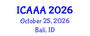 International Conference on Applied Aerodynamics and Aeromechanics (ICAAA) October 25, 2026 - Bali, Indonesia