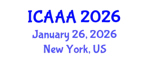 International Conference on Applied Aerodynamics and Aeromechanics (ICAAA) January 26, 2026 - New York, United States