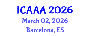 International Conference on Applied Aerodynamics and Aeromechanics (ICAAA) March 02, 2026 - Barcelona, Spain