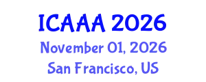 International Conference on Applied Aerodynamics and Aeromechanics (ICAAA) November 01, 2026 - San Francisco, United States