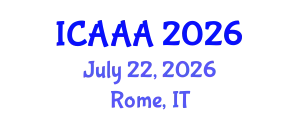 International Conference on Applied Aerodynamics and Aeromechanics (ICAAA) July 22, 2026 - Rome, Italy