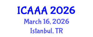 International Conference on Applied Aerodynamics and Aeromechanics (ICAAA) March 16, 2026 - Istanbul, Turkey