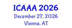 International Conference on Applied Aerodynamics and Aeromechanics (ICAAA) December 27, 2026 - Vienna, Austria