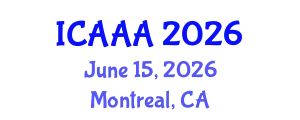 International Conference on Applied Aerodynamics and Aeromechanics (ICAAA) June 15, 2026 - Montreal, Canada