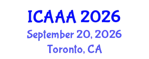 International Conference on Applied Aerodynamics and Aeromechanics (ICAAA) September 20, 2026 - Toronto, Canada