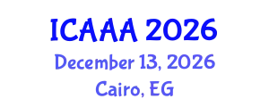 International Conference on Applied Aerodynamics and Aeromechanics (ICAAA) December 13, 2026 - Cairo, Egypt