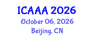 International Conference on Applied Aerodynamics and Aeromechanics (ICAAA) October 06, 2026 - Beijing, China