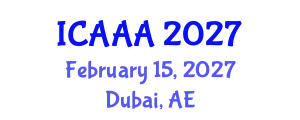 International Conference on Applied Aerodynamics and Aeromechanics (ICAAA) February 15, 2027 - Dubai, United Arab Emirates