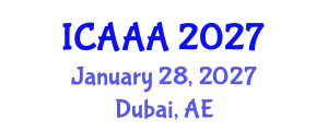 International Conference on Applied Aerodynamics and Aeromechanics (ICAAA) January 28, 2027 - Dubai, United Arab Emirates