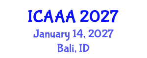 International Conference on Applied Aerodynamics and Aeromechanics (ICAAA) January 14, 2027 - Bali, Indonesia