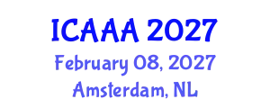 International Conference on Applied Aerodynamics and Aeromechanics (ICAAA) February 08, 2027 - Amsterdam, Netherlands