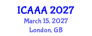 International Conference on Applied Aerodynamics and Aeromechanics (ICAAA) March 15, 2027 - London, United Kingdom