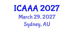 International Conference on Applied Aerodynamics and Aeromechanics (ICAAA) March 29, 2027 - Sydney, Australia