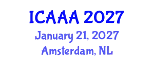 International Conference on Applied Aerodynamics and Aeromechanics (ICAAA) January 21, 2027 - Amsterdam, Netherlands