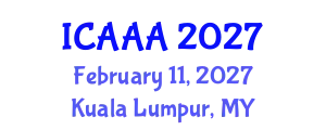 International Conference on Applied Aerodynamics and Aeromechanics (ICAAA) February 11, 2027 - Kuala Lumpur, Malaysia