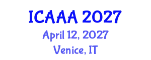 International Conference on Applied Aerodynamics and Aeromechanics (ICAAA) April 12, 2027 - Venice, Italy