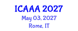 International Conference on Applied Aerodynamics and Aeromechanics (ICAAA) May 03, 2027 - Rome, Italy