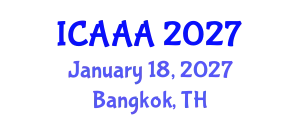 International Conference on Applied Aerodynamics and Aeromechanics (ICAAA) January 18, 2027 - Bangkok, Thailand