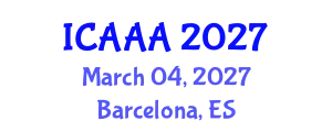International Conference on Applied Aerodynamics and Aeromechanics (ICAAA) March 04, 2027 - Barcelona, Spain