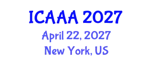 International Conference on Applied Aerodynamics and Aeromechanics (ICAAA) April 22, 2027 - New York, United States